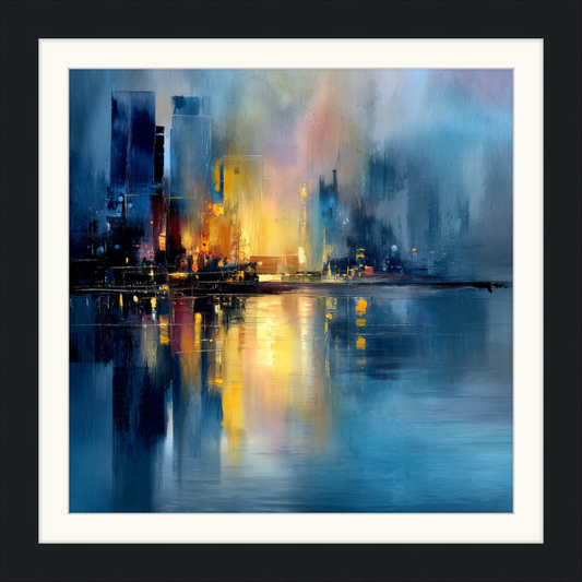 Reflections in Blue Light