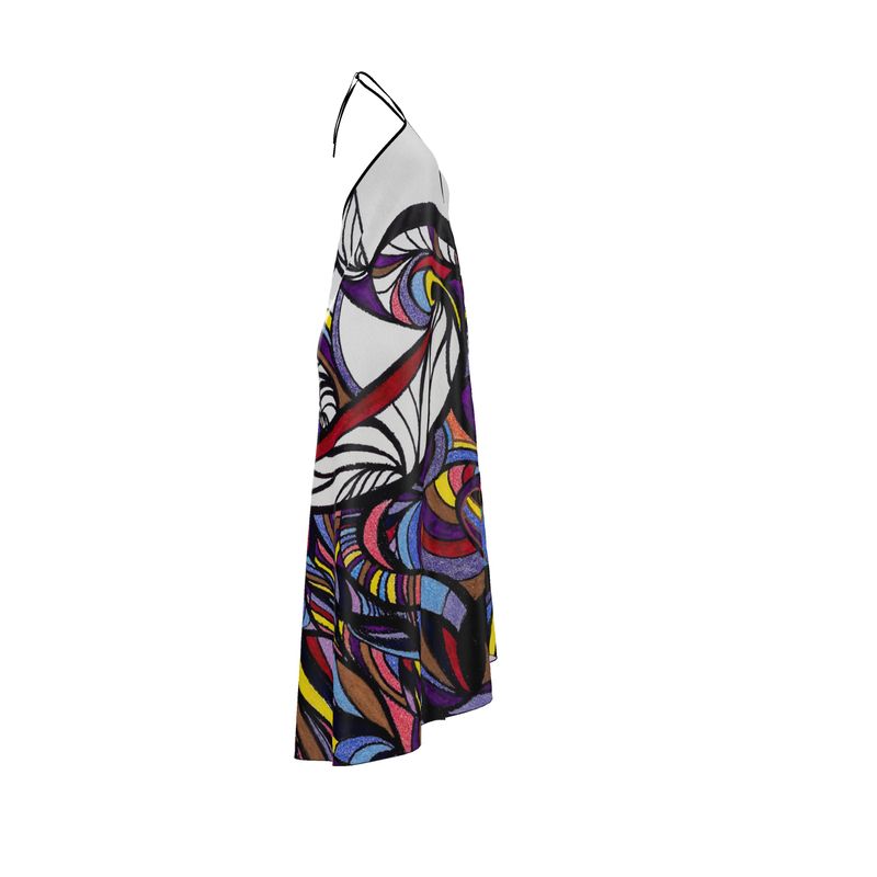 Gaze Halterneck backless dress